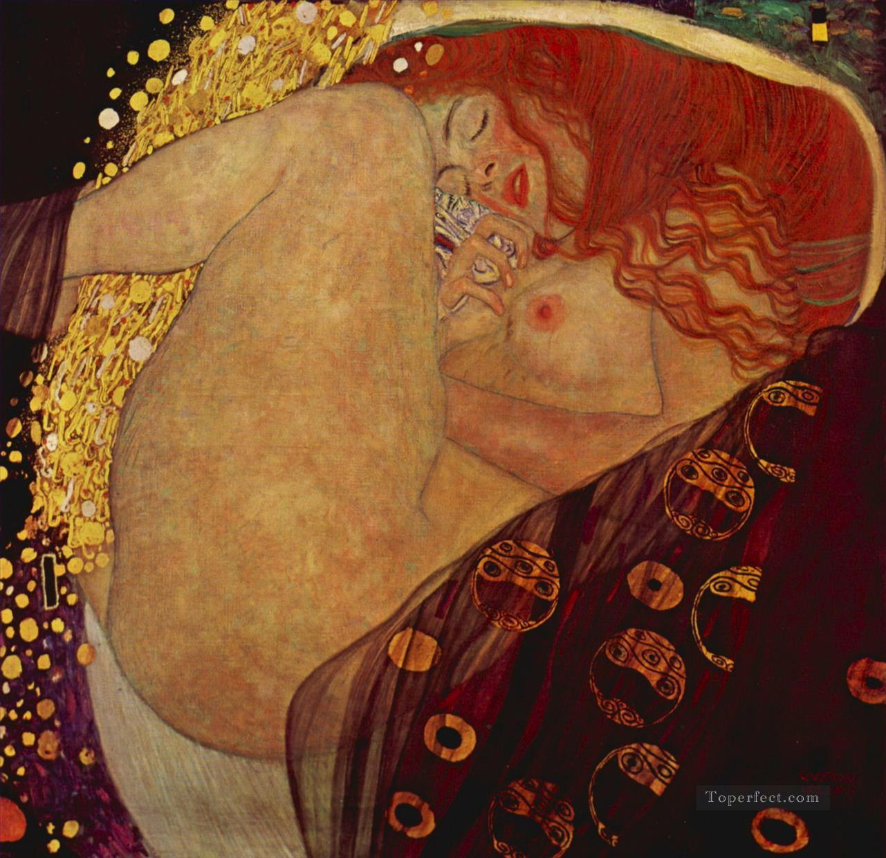 Danae Gustav Klimt Oil Paintings